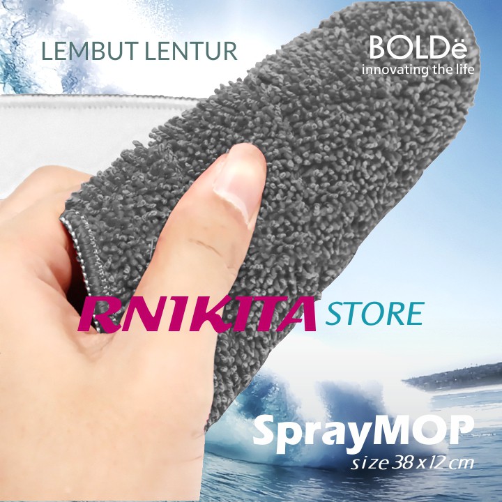 BOLDe KAIN PEL SPRAYMOP ULTIMA SUPREME - Refill Kain Pel Warna Dark Grey