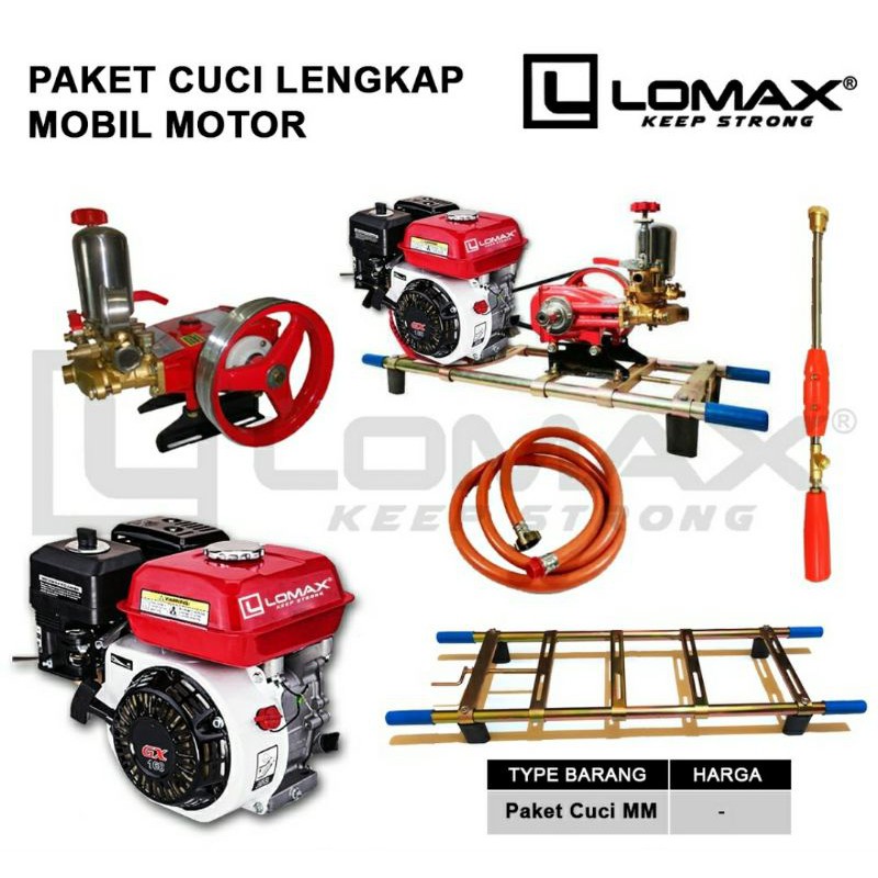 Paket Sanchin Honda LX-22 Engine Usaha Cuci Motor Mobil