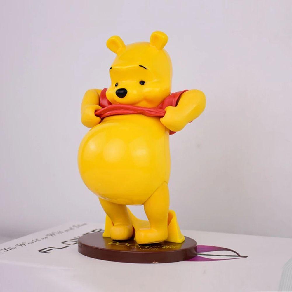 [Elegan] Winnie The Pooh Koleksi Anime Ornamen Mobil Kreatif Kartun Beruang 20cm Action Figure