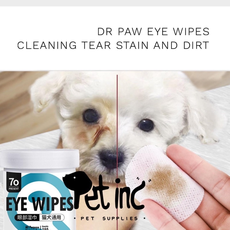 dr paw eye wipes for tear stain