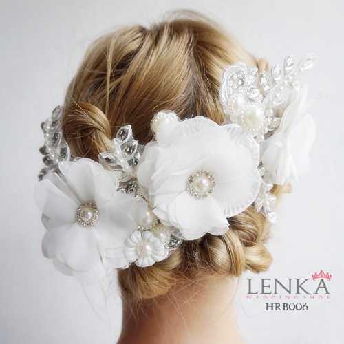 [BISA COD] HAIRPIECE WEDDING AKSESORIS RAMBUT PESTA BRIDESMAID HRB006