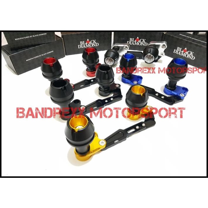 Slider Knalpot/Jalu Knalpot Black Diamond For Xmax-Nmax-Aerox 155-Lexi