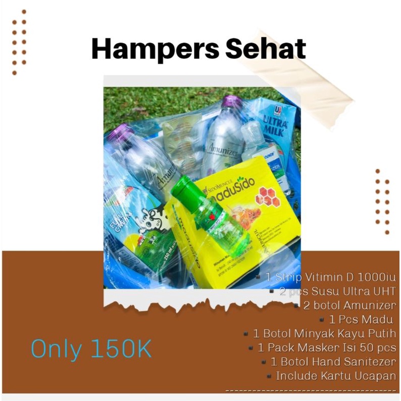 

Hampers Isoman - Hampers Sehat Bdl