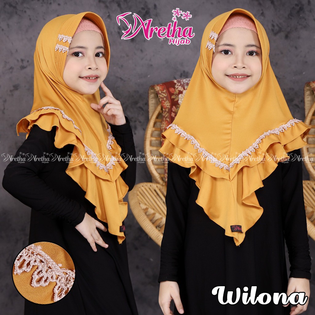 HIJAB ANAK WILONA ORIGINAL ARETHA