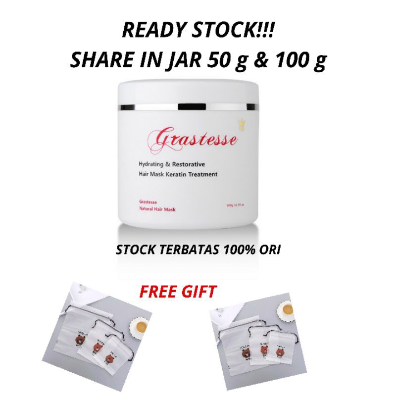 ORIGINAL!! GRASTESSE HAIR MASK KERATIN FROM THAILAND (FREE GIFT)