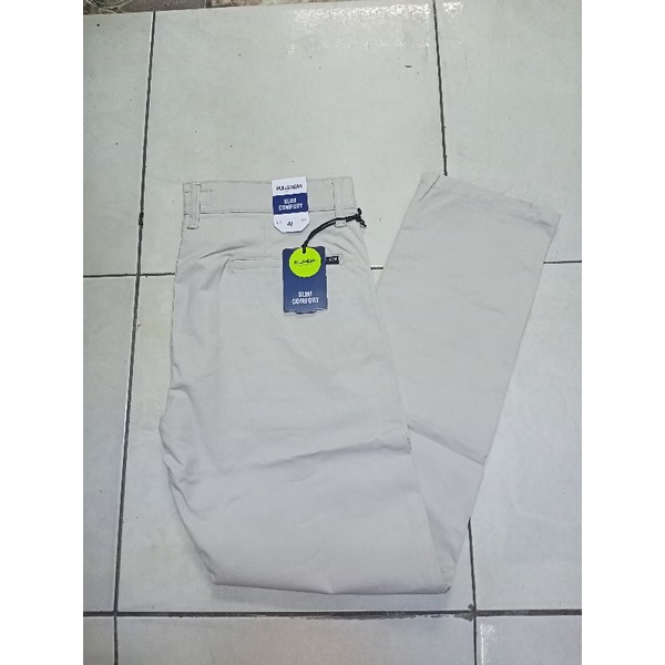 CELANA CHINOS PANJANG PULL&BEAR IMPORT ORIGINAL-CELANA PANJANG CHINOS PRIA PULL&BEAR-CELANA PANJANG 
