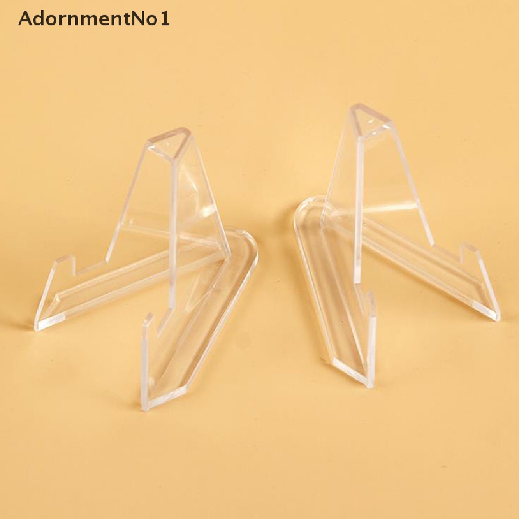 (AdornmentNo1) 2pcs / Set Stand Holder Koleksi Koin / Medali / Lencana / Kartu / Perhiasan