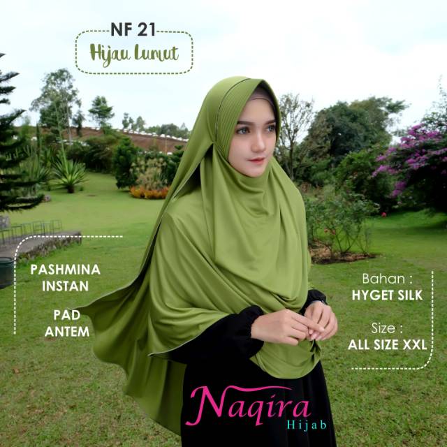 Naqira Hijab NF21 (Hijau Lumut)