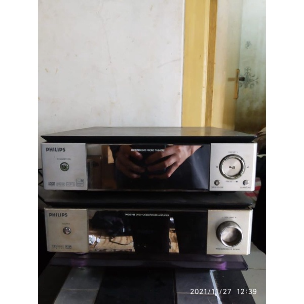 PHILIPS MCD705 DVD/TUNER/AMPLIFIER/MICRO THEATRE/HOME THEATER PHILIPS / HOME THEATER SECOND / HOME T