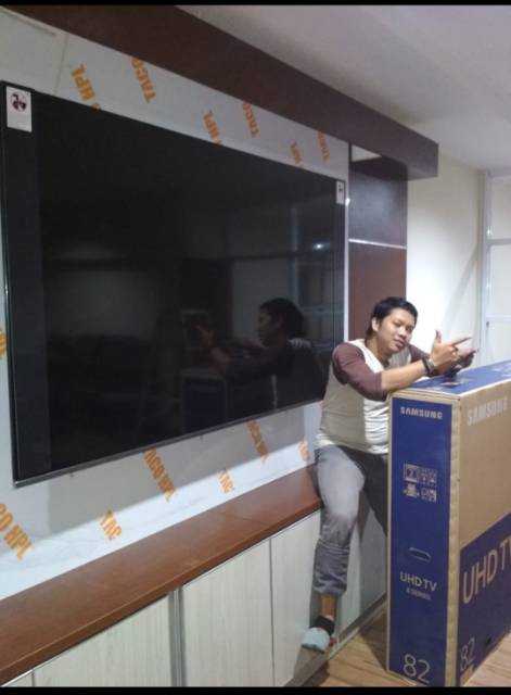 BRACKET TV 43 INCH PLUS PASANG JABODETABEK