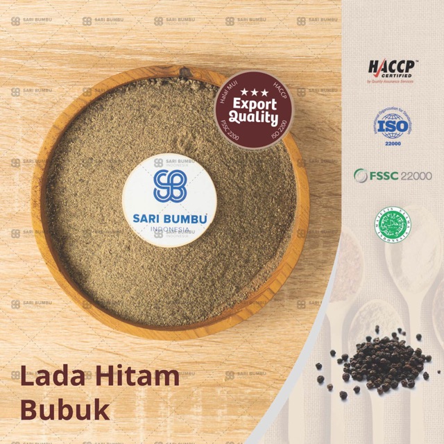 

BLACK PEPPER POWDER / BUBUK LADA HITAM