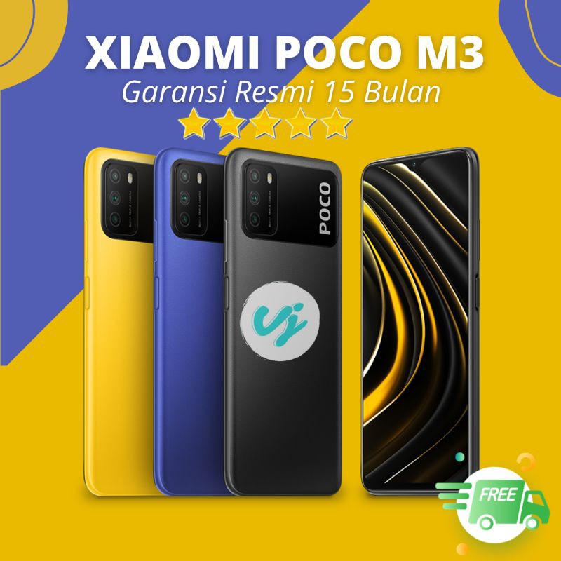 Xiaomi Poco M3 6/128 garansi resmi