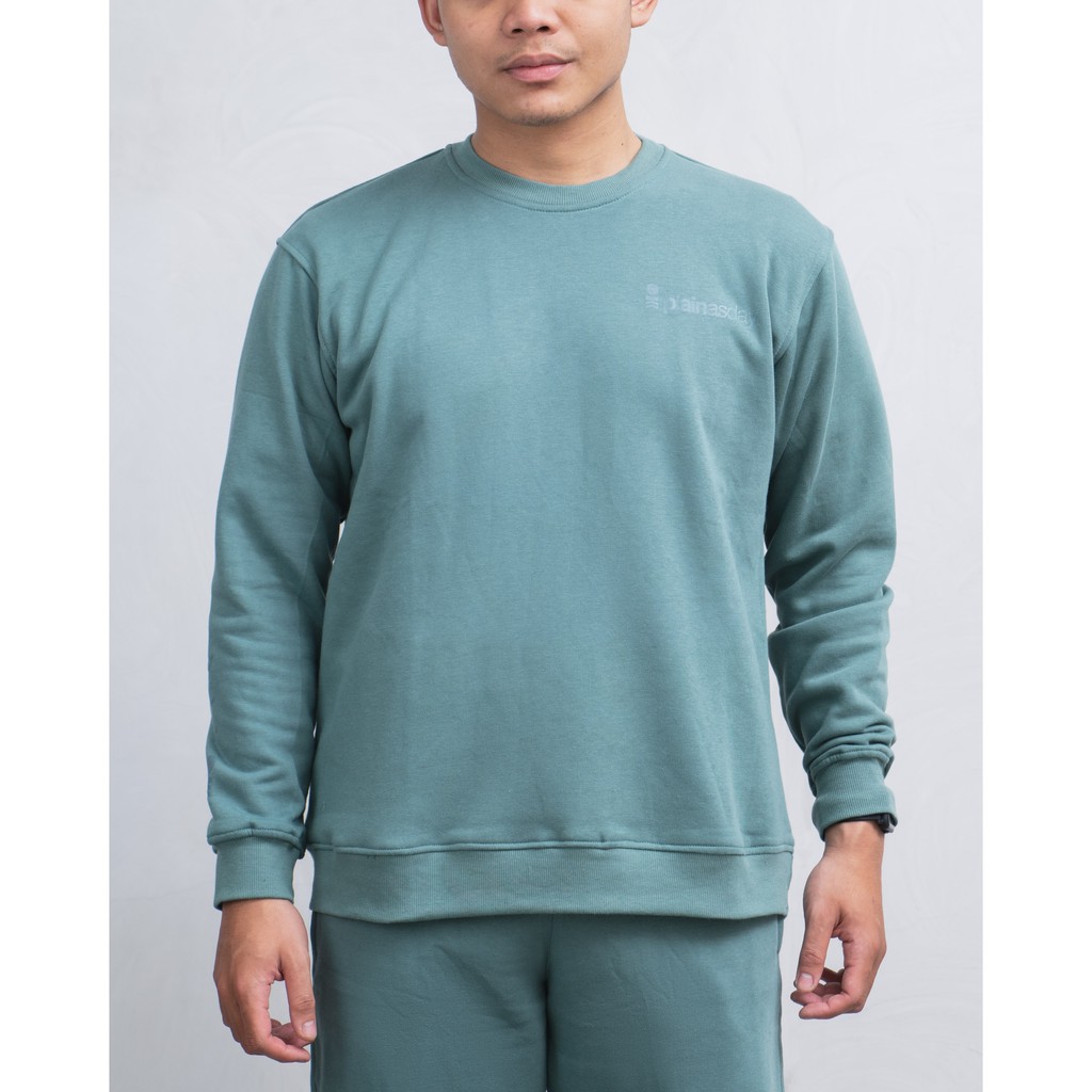 PLAIN CREWNECK by PAD - PISTACHIO