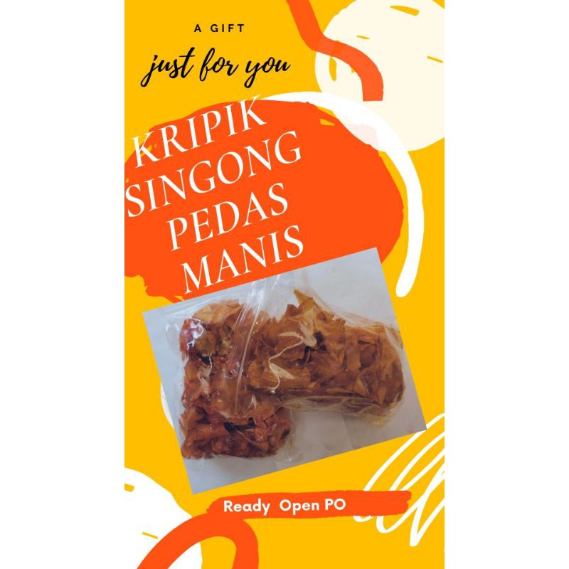 

Keripik Singkong Pedas Manis & Keripik Tempe Gurih Renyah