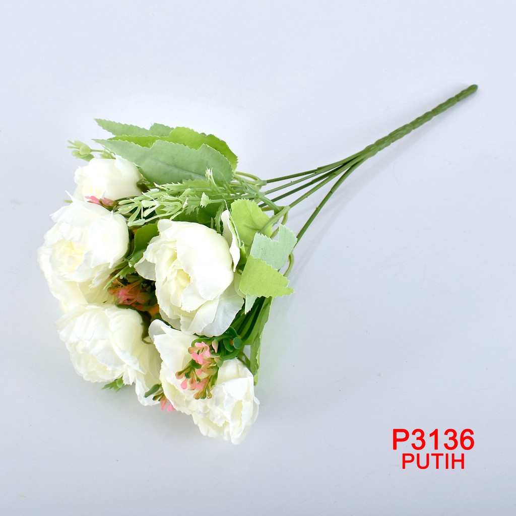 TM99/COD 1 KG BISA 28 PCS BUNGA DEKORASI / BUNGA ARTIFISIAL(1 BUKET 6 KUNTUM BUNGA)P3136-7