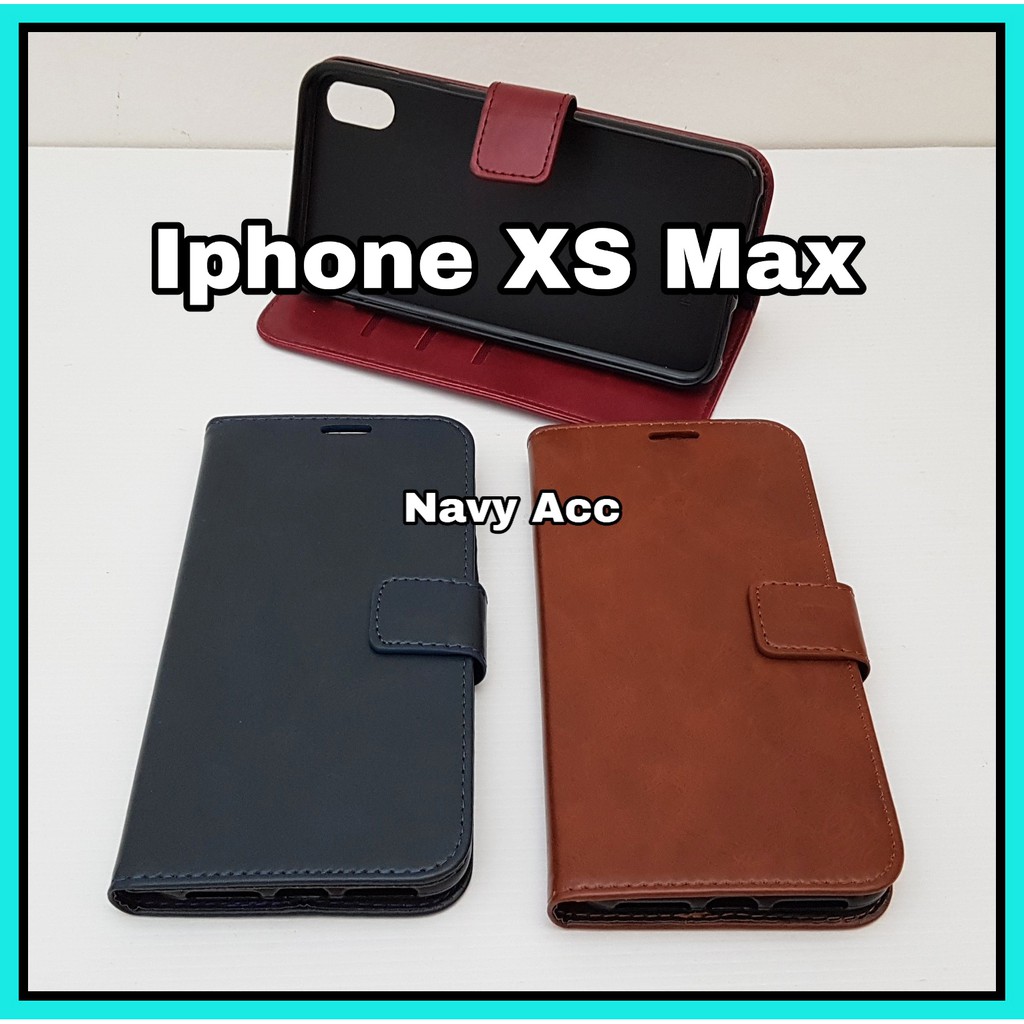 Flip Case Iphone Xs Max  - Wallet Leather Cover Iphone Xs Max