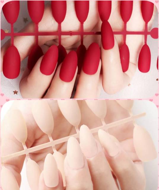 MURAH...!!! Kuku palsu matte / fake nails matte