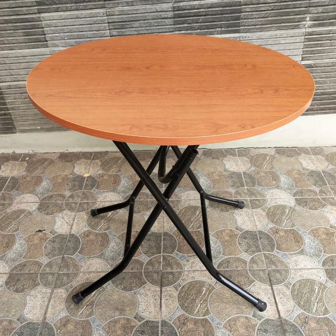 Meja Lipat Bulat Diameter 80 Tokoasmara12