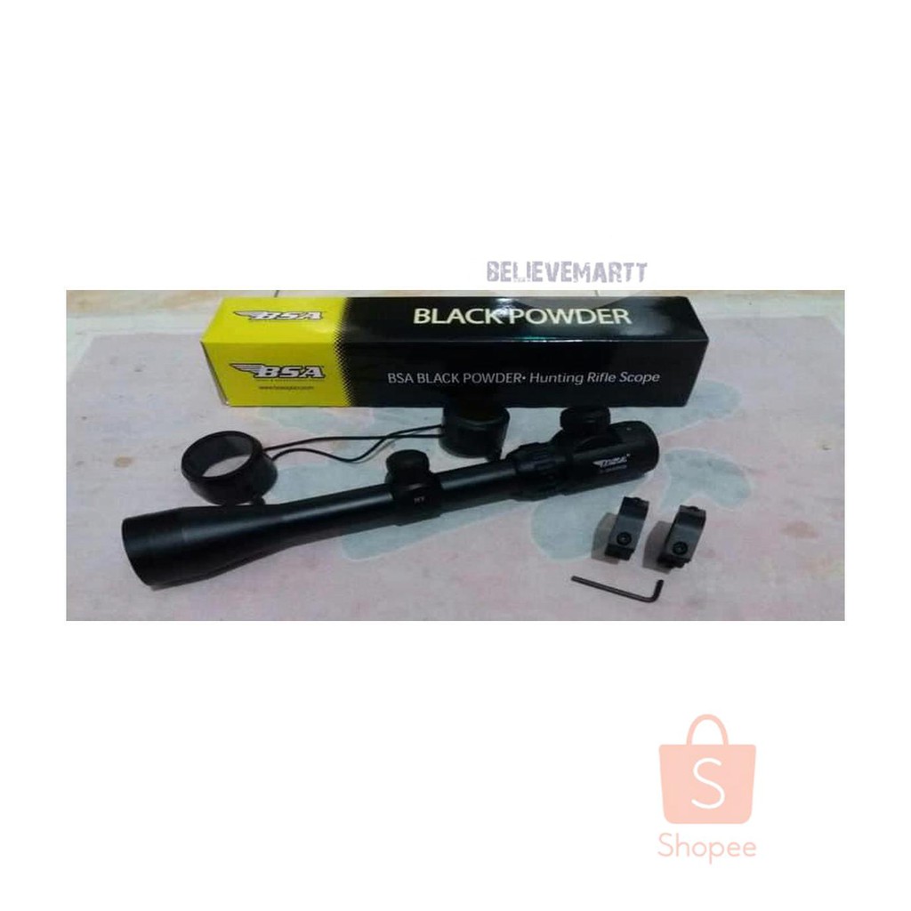 TEROPONG TPO2G535 TELESCOPE BSA 39X40EG BLACK POWDER BSA TELESKOP SCOPE RIFLE