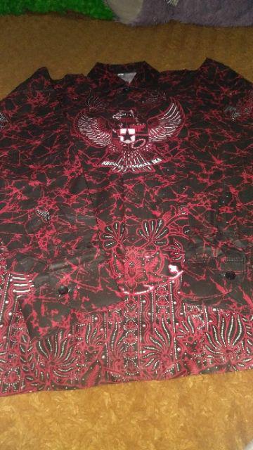 Promo Baju Batik Pria Kemeja Batik Garuda Risna Batik Hrb026 Kenongo Kemeja Batik Keren Batik Garuda