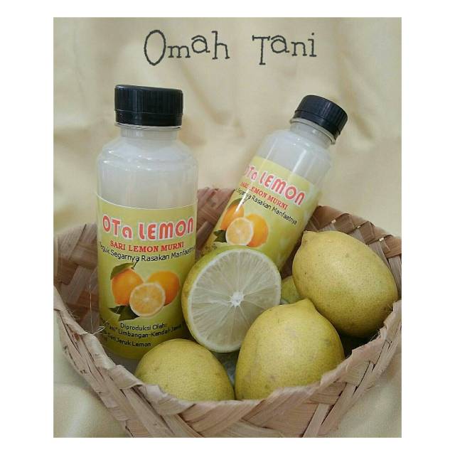 

OTa Lemon, 100% perasan lemon tanpa tambahan apapun