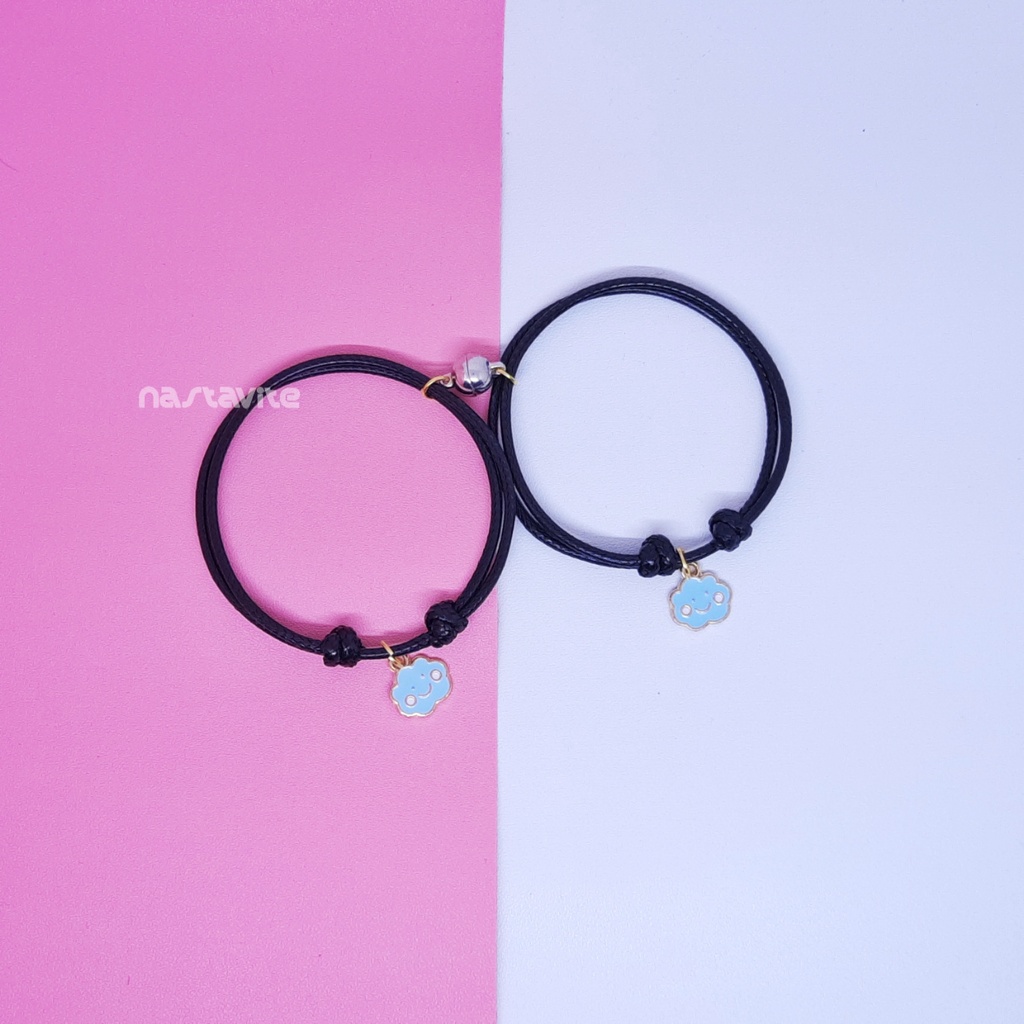 Gelang couple magnet sahabat pacar bestie murah tali korea