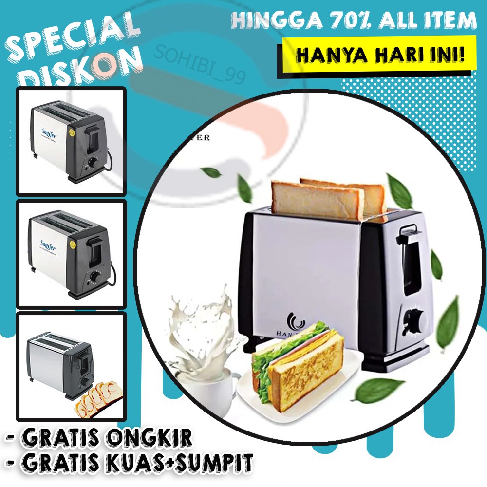 Pemanggang Roti Pemanggang Roti Listrik Pemanggang Roti Low Watt Pemanggang Roti Toaster