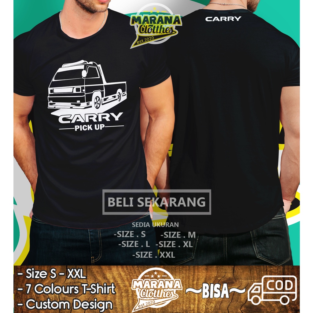 Kaos Mobil Carry Pickup Baju Otomotif