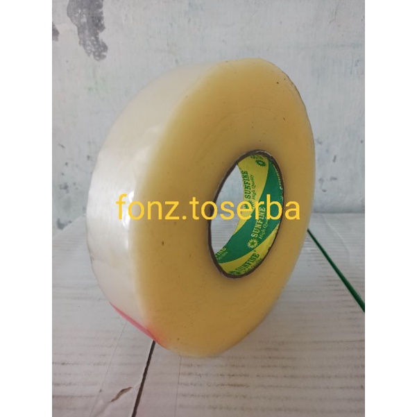 

lakban jumbo sunfine opp tape besar 35mm x 500m isolatip perekat