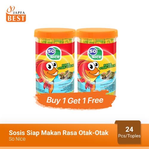 

✨COD✨ Sosis Ikan So Nice Siap Makan Rasa Otak-Otak - Buy 1 Get 1 Free