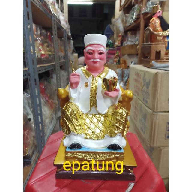 patung dewa patung datuk rupang datuk pak haji fiber padat 12 inch
