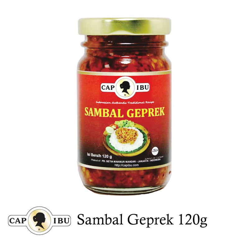 

Sambal Geprek Cap Ibu 120G (Botol Mini)