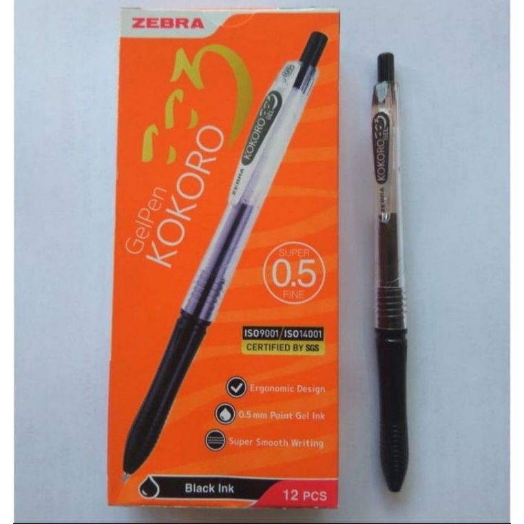 

Bolpoint / Bolpen / Pulpen Zebra Kokoro Gel 0.5mm (1 pcs) Original