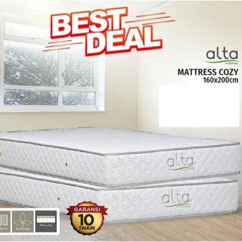 Kasur spring bed alta termurah 160x200 hanya 1,3juta