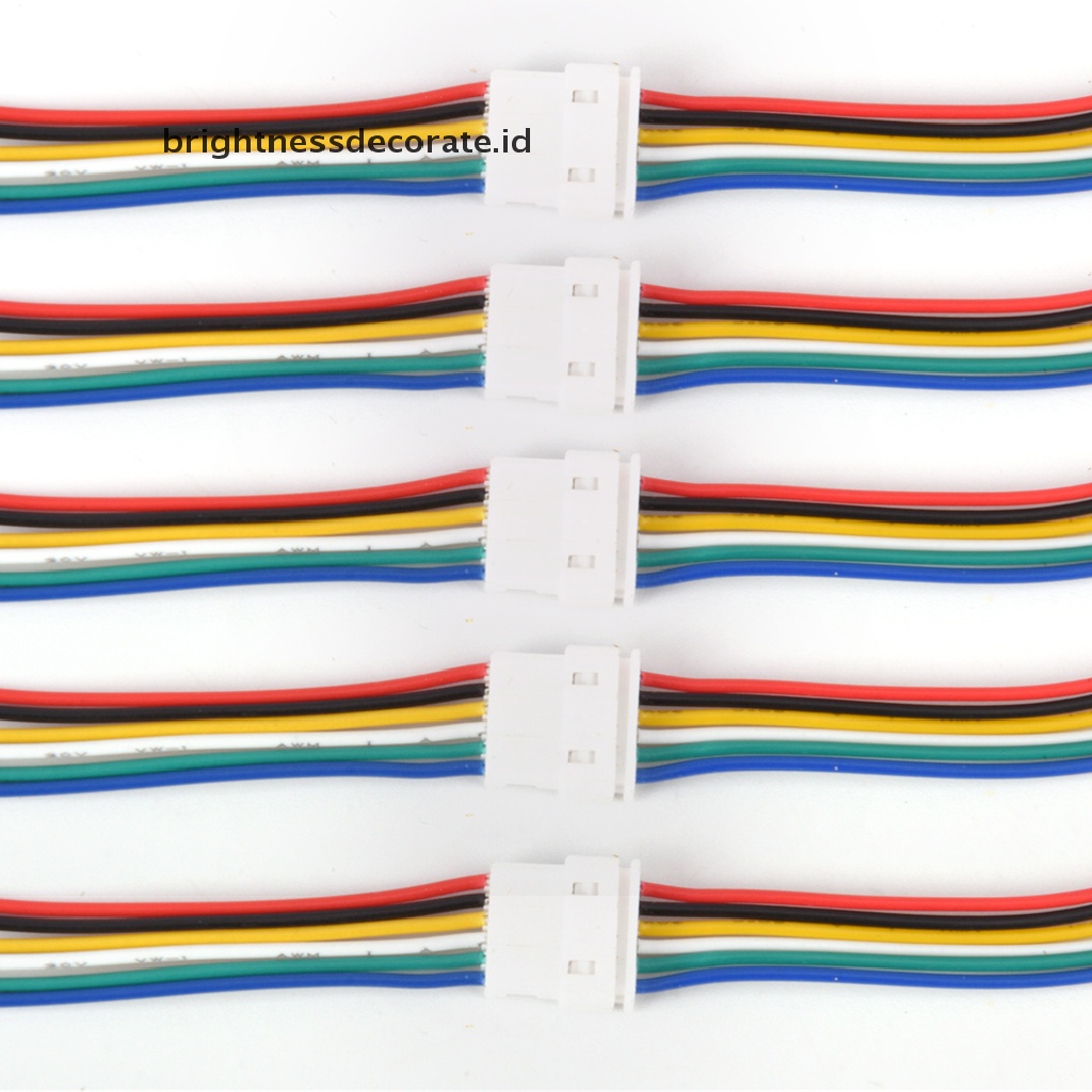 5 Pasang Konektor Plug Micro Jst Gh 1.25 2-pin Ke 6-pin Male Dan Female Dengan Kabel