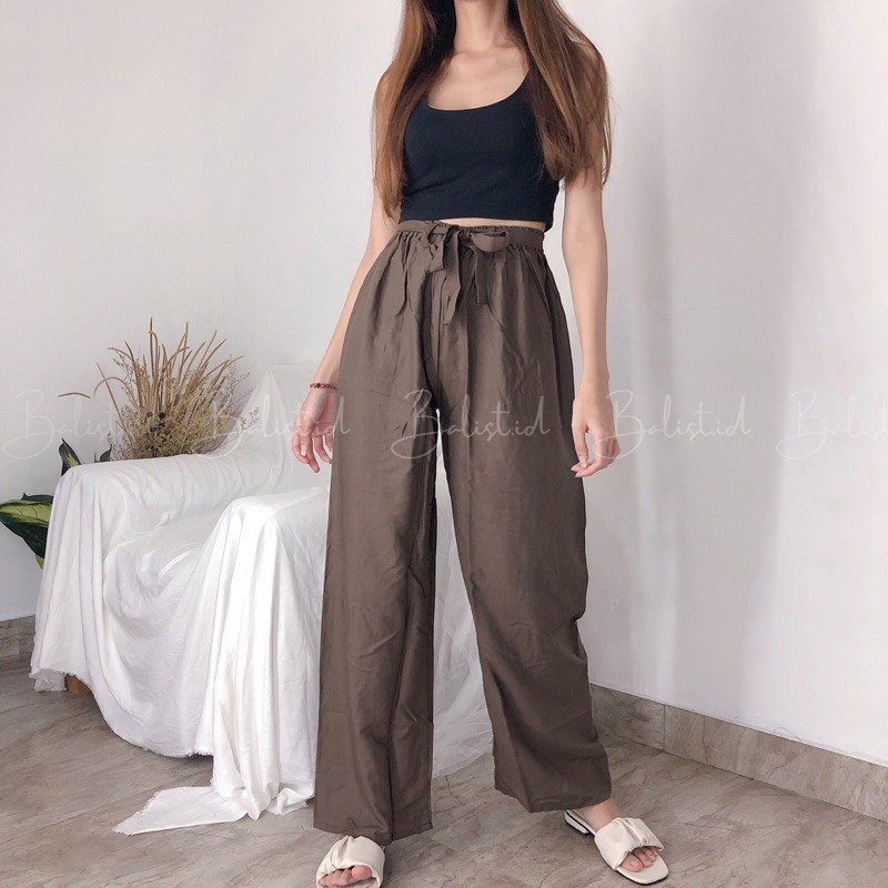 KULOT PANJANG/BASIC LONG CULOTTE-Dark choco