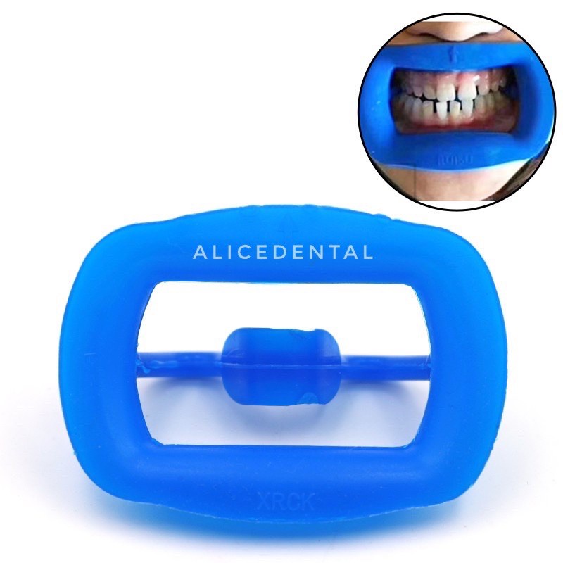 Dental silicone cheek retractor isoblock silicon silikon mouth retraktor opener pembuka mulut gigi karet lentur nyaman tidak sakit