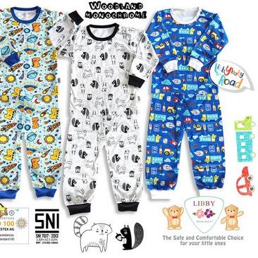 PROMO LIBBY SETELAN PANJANG LIBBY Setelan PANJANG Piyama Baju Bayi NB S M L 2L XL XXL setelan aruchi