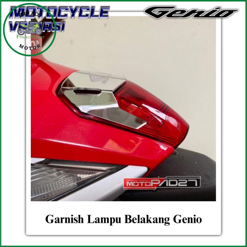 Garnish Lampu Belakang Genio Garnis Cover Lampu Belakang Honda Genio (bisa cod)