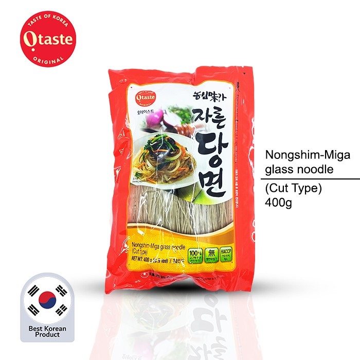 

Nongshim Miga Glass Noodle (Cut type)/Bihun Korea/Mie Korea Original/Asli 100%/Masakan Korea