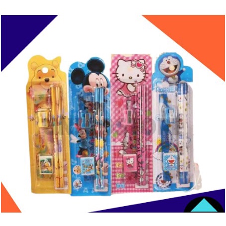 

SET ALAT TULIS SEKOLAH 5 in 1 KARAKTER LUCU / MINI STATIONERY