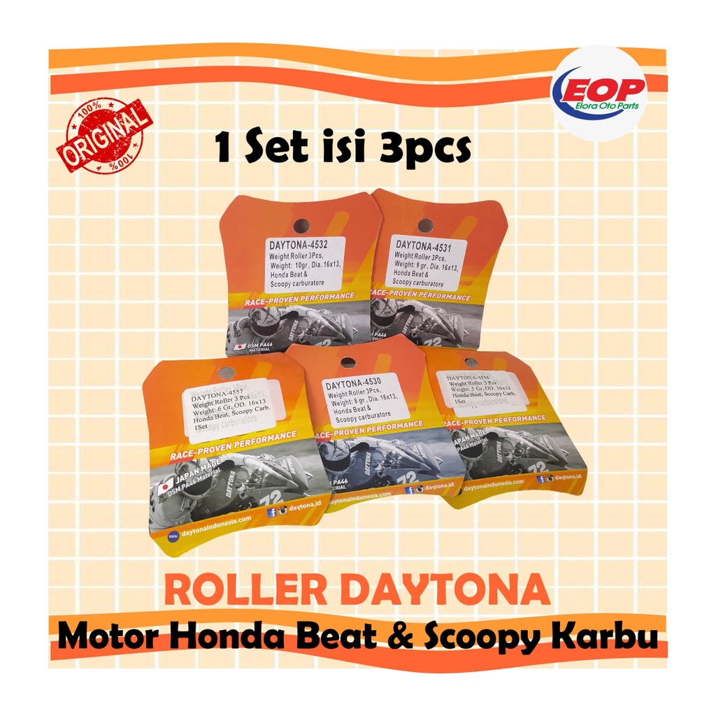 Daytona Roller Honda Beat Karbu Scoopy Karbu Original