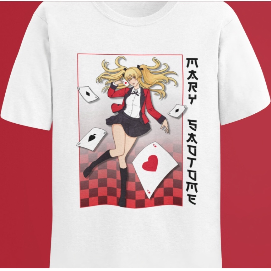 Tshirt Mary Saotome Kakegurui Anime Manga Premium Unisex