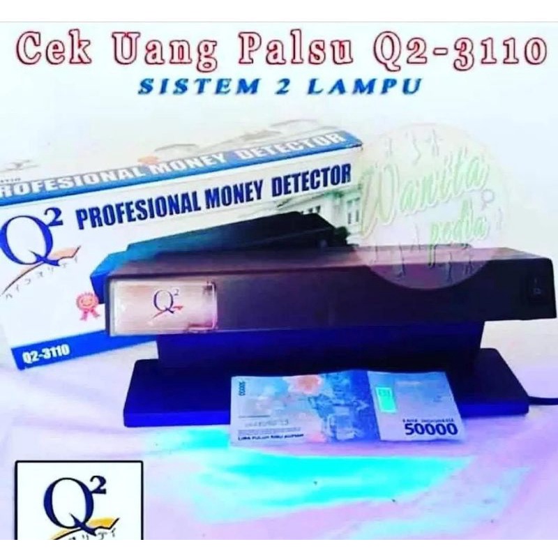 FREEbublewrap - Q2 Alat Pendeteksi Uang Asli Palsu / Mesin Cek Uang Palsu