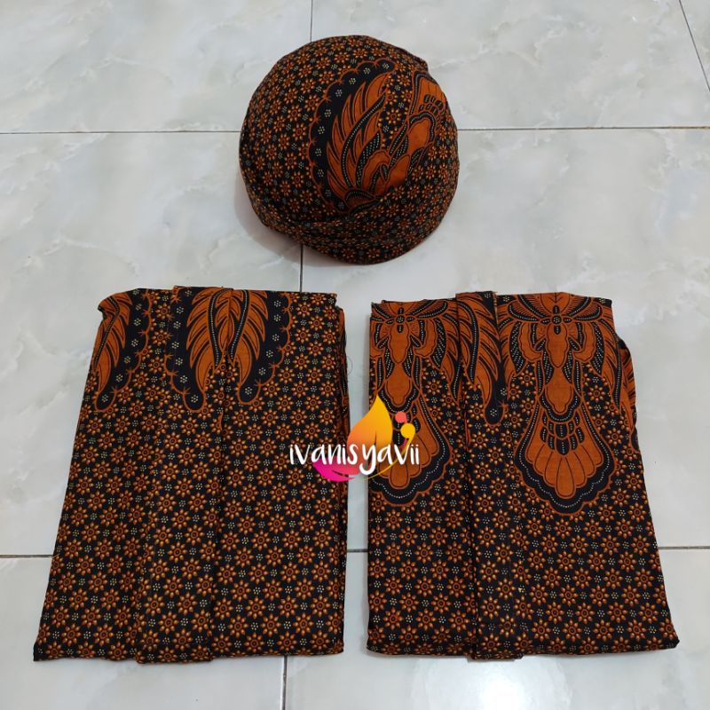 Baju Couple Adat Jawa - Baju Prewed, Motif truntum Garuda / Jogja Polos