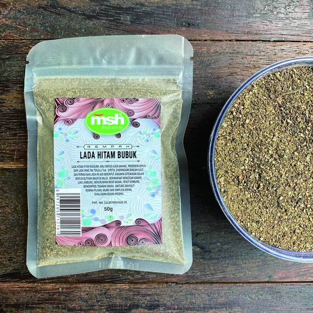 MSH Lada Hitam Bubuk 50 g