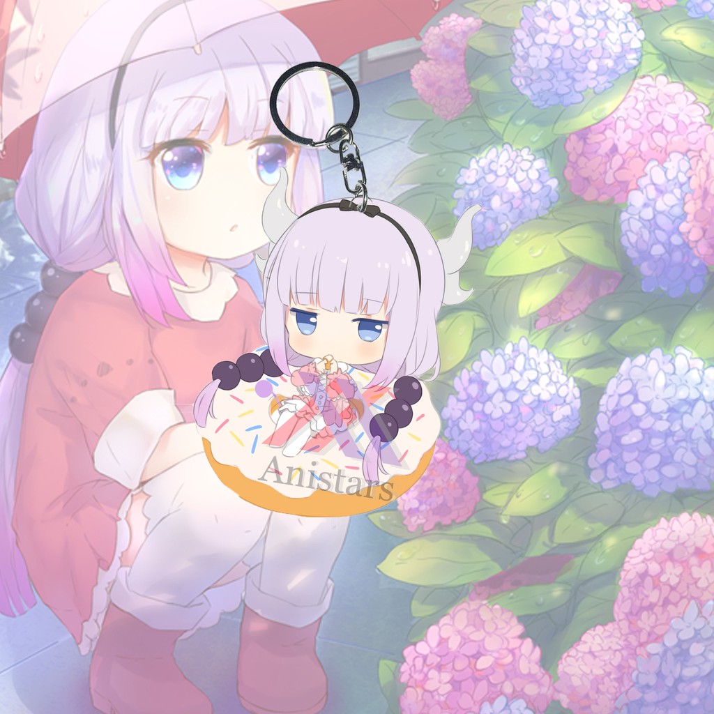 Gantungan Kunci Anime Kobayashi-san Chi no Maid Dragon Kanna Ganci - Key Chain - Souvenir - Anime