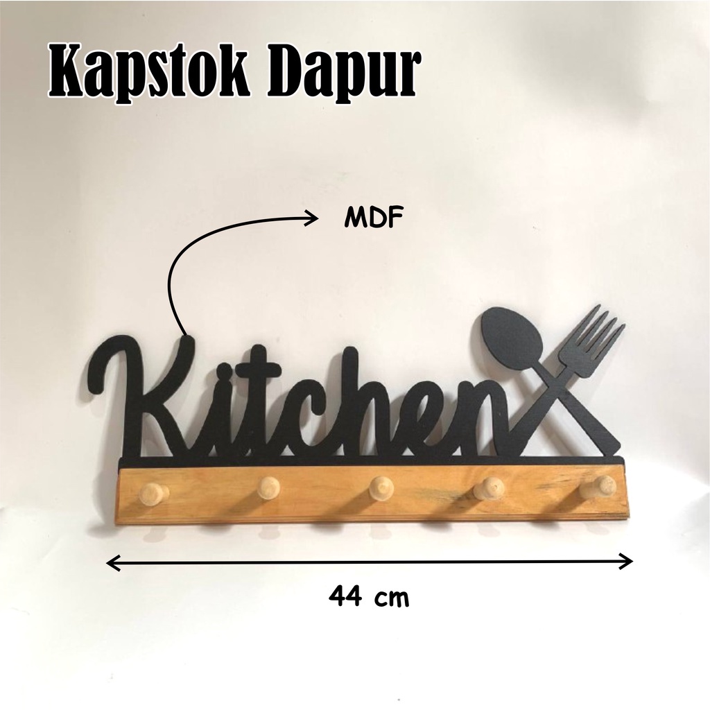 Jual Hiasan Dinding Tulisan Kitchen Kapstok Kitchen Kapstok Dapur