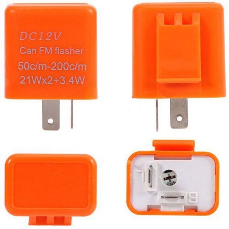 Flasher Orange Flaser Pengatur Kedip Lampu Motor Sen Sein Sign Led Relay Bisa Di Stel Setel-5