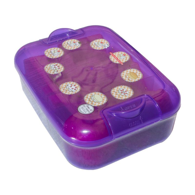 Free dus/bubble wrap Kotak makan Calista 2 sekat